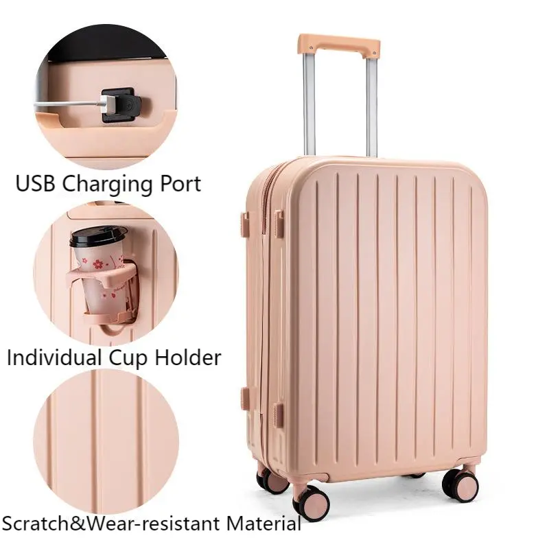 Durable trolley luggage