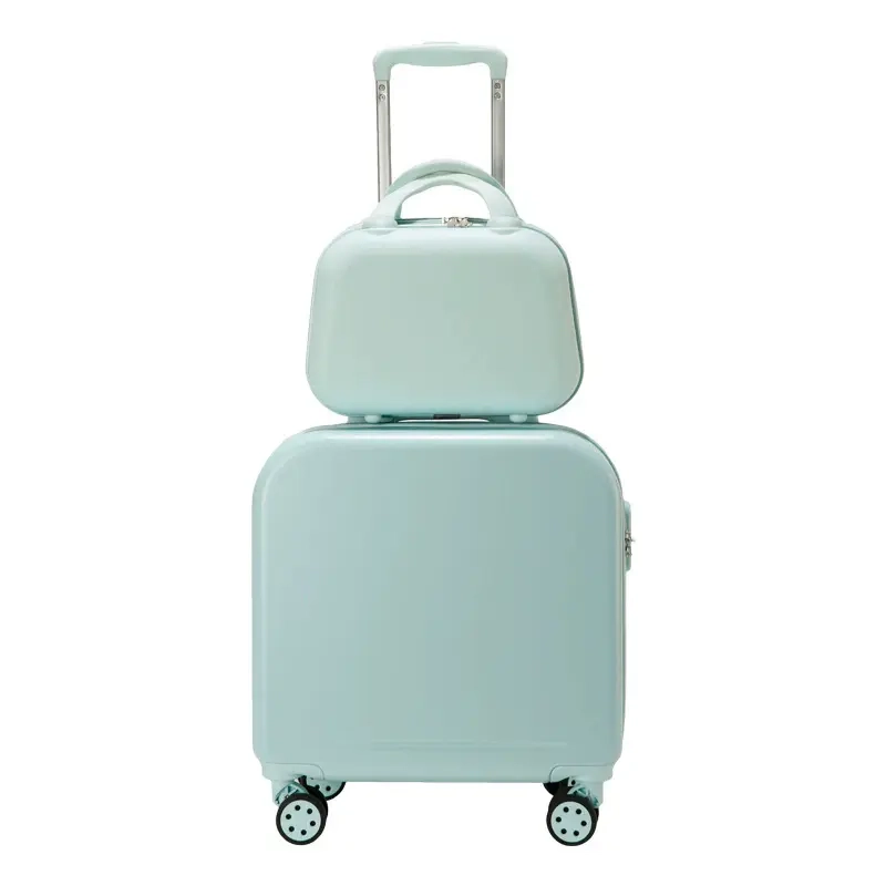 Maßgeschneidertes bonbonfarbenes Gepäckset