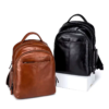 leather business backpack