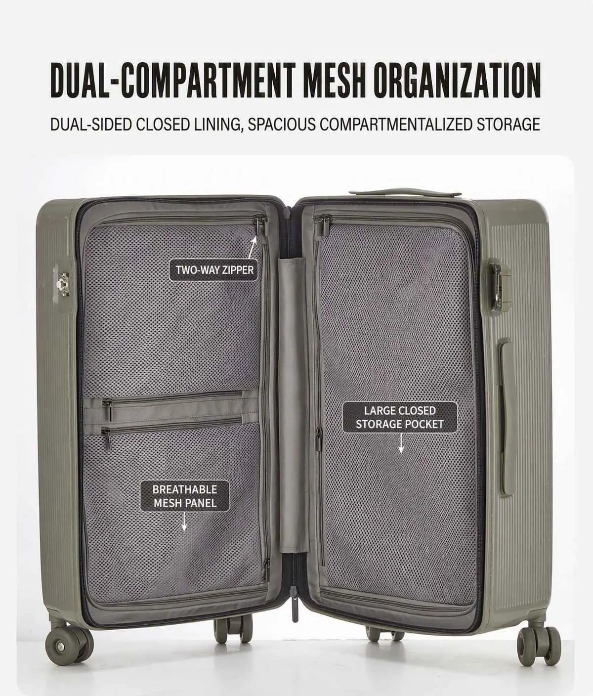 TSA lock suitcase